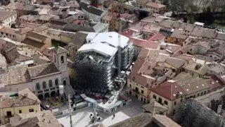 I lavori alla Basilica di Norcia