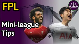 FPL | HOW TO WIN YOUR MINI LEAGUES |