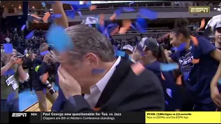 Emotional Geno Auriemma moments after securing 14th straight Final Four trip