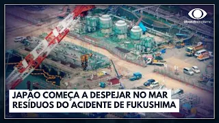 Japão começa a despejar no mar resíduos do acidente de Fukushima | Jornal da Band