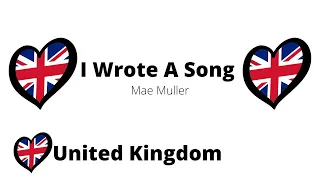 Mae Muller - I Wrote A Song Letra y traducción en español  #UnitedByMusic