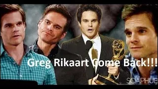 The Young and the Restless Spoilers Greg Rikaart BACK At The Young and The Restless!!!