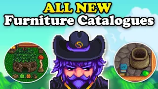 ALL The NEW Furniture Catalogues in Stardew Valley 1.6