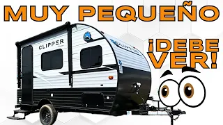 ¡Este RV es PEQUEÑO, pero Caben 6 Personas Adentro!  | 2023 Clipper 14CR de Coachmen