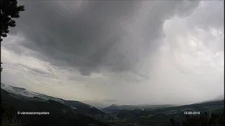 Gewitter bei Grimmenstein 15-08-2016 lightning storm GoPro footage