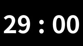 29분 타이머 29minute timer 1740 second timer