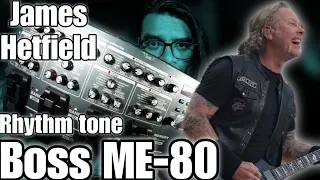 James Hetfield - Emulando el tono LEAD de James Hetfield -  [Boss ME-80]