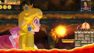 New Super Mario Bros. Wii - Final Boss Evil Peach & Ending