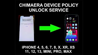Apple Blocked, Chimaera Policy Unlock Service, All Models Supported