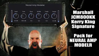 Free Marshall JCM800 2203kk Kerry King Signature Pack for Neural Amp Modeler (NAM)