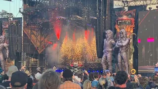 KISS live Download festival 2022 intro/detroit rock city