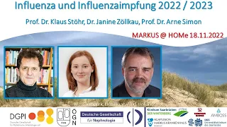 Influenza und Impfluenzaimpfung 2022 - Prof. Klaus Stöhr, Dr. Janine Zöllkau, Prof. Arne Simon