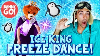 "The Ice King Freeze Dance!" 🥶👑 /// Danny Go! Brain Break Movement Songs for Kids