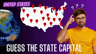 50 US State Capital Quiz - Guess the US State Capital.