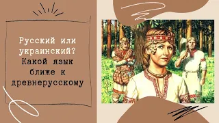 Русский или украинский? Какой язык ближе к древнерусскому?