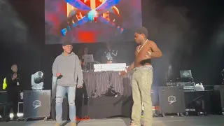 Kodak Black dancing w/ Fan on Stage