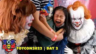 PENNYWISE AND GIRLYWISE INVADES TOYCON 2022 (scaring attendees) | Prince De Guzman Transformations