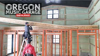 Oregon Music Garage Part 14: Framing Interior Walls and Floor I-joists