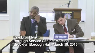 One Brooklyn--Borough Service Cabinet Meeting, March 2015