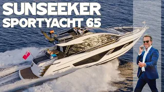 Sunseeker 65 Sportyacht Sea Trial and Walkthrough