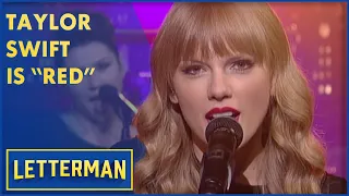 Taylor Swift Performs "Red" | Letterman