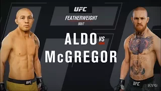 EA Sports UFC 3 - José Aldo vs Conor McGregor - Gameplay (HD) [1080p60FPS]
