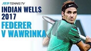 Classic Tennis Highlights: Federer v Wawrinka | Indian Wells 2017