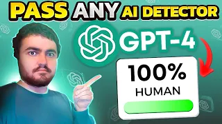 Pass AI Detection with ChatGPT4 - 100% Human Written AdSense Prompt