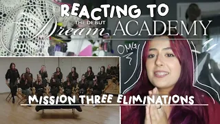 REACTING to 'The Debut: Dream Academy' MISSION 3 ELIMINATIONS