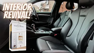 RESTORING MY LEATHER SEATS FOR £20! | "AUTOGLYM LEATHER CLEAN & PROTECT KIT" | S3Ranj