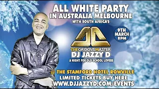 Dj Jazzy D Australian Tour 2024 Perth/Melbourne