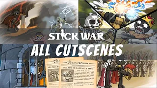 [Spoil] All Cutscenes, Animations And News Papers In Order Campaign | Stick War