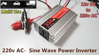 350W Sine Wave Inverter 12v DC to 220v AC | POWER GEN