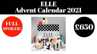 *SPOILER*…ELLE ADVENT CALENDAR 2021 FULL REVEAL – WORTH OVER £650!!!...#ADVENTCALENDAR2021