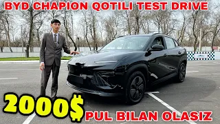 JETOUR AVTOSALONIDAN BYD CHAMPION QOTILI SOTUVDA TEST DRIVE ENK KAM BOSH TO'LOV BILAN