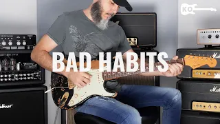 Ed Sheeran - Bad Habits - Electric Guitar Cover by Kfir Ochaion