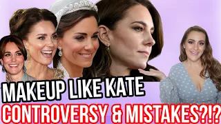 KATE'S MAKEUP SECRETS! + Why her makeup was controversial! #makeup #royalfamily #kate #princesskate