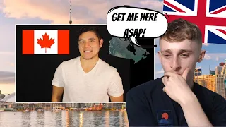 British Guys First Time Reacting to Canada | Geography Now