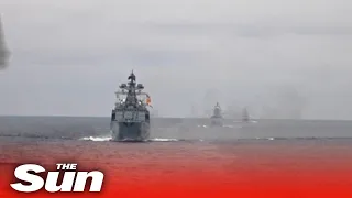 Russia and China continue joint naval exercises in the Sea of ​​Japan