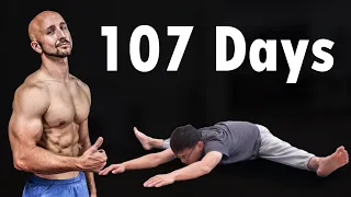 This Stiff Guy Learns the Pancake Fold in 107 Days - Ft. Calisthenicmovement