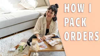 How I Package my Orders | Small Business | Eco Friendly and Sustainable