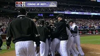 Iannetta ends the game with a walk-off homer