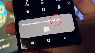 My Samsung MMI Code Invalid or Connection Problem