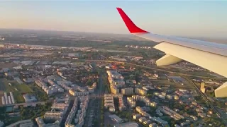 BEAUTIFUL CITY VIEW | AUSTRIAN AIRLINES | ERJ-195 | LANDING VIENNA INTERNATIONAL AIRPORT