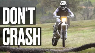 Conquer Obstacles with Expert Techniques to Keep you on Two-Wheels | Husqvarna TE300