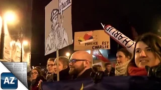 „Je suis Charlie, aber nicht Pegida" in Mainz