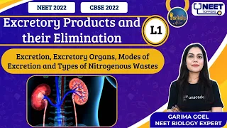 Sankalp: Excretory Products and their Elimination L-1 | NEET Toppers | Garima G.