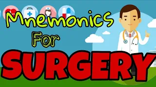 Easy Way To Study Surgery | Mnemonics For Surgery | Mnemonics | Surgery Mnemonics #1