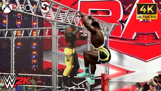 WWE 2K - Big E vs Bobby Lashley - WWE Champion Match | Xbox [4k60]