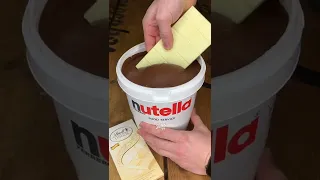 Nutella Bucket Chocolate Dipping Satisfying